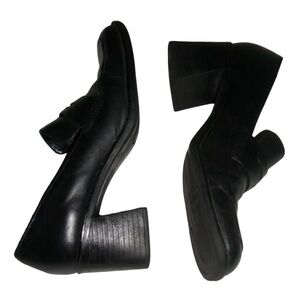 White Mountain Loafers Vintage 90's Black Penny Chunky y2k Bratz Preppy Academia